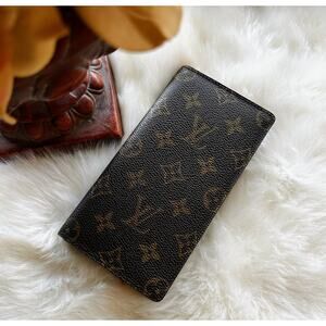 Louis Vuitton Monogram Pocket Agenda de Poche Notebook/ Checkbook Cover MI1906